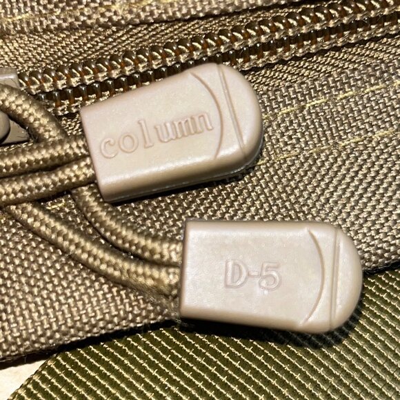 D5 Column Unisex Olive Green Nylon Tactical Adjustable Strap Crossbody Bag - Picture 6 of 12